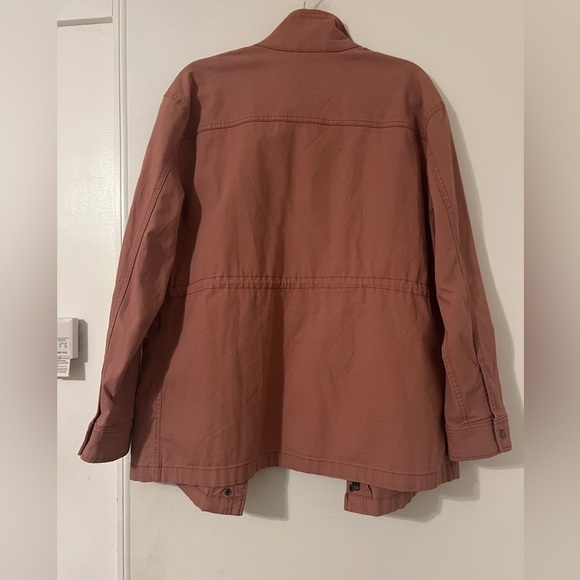 Old Navy Amelia Rose Soft Washed Canvas Utility Jacket Womens size Medium (H106) - Picture 9 of 12
